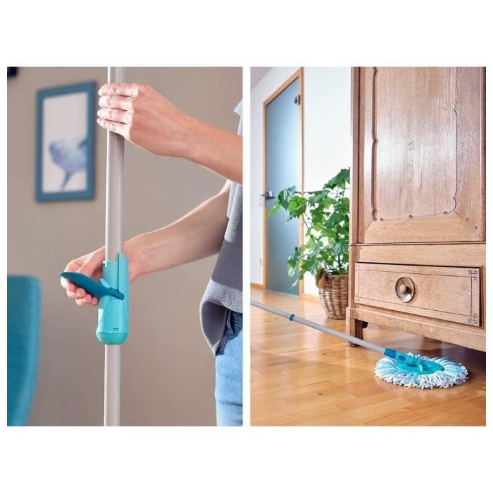 Kit de nettoyage sol Clean Twist Disc Mop Ergo 52101 Leifheit - Balai