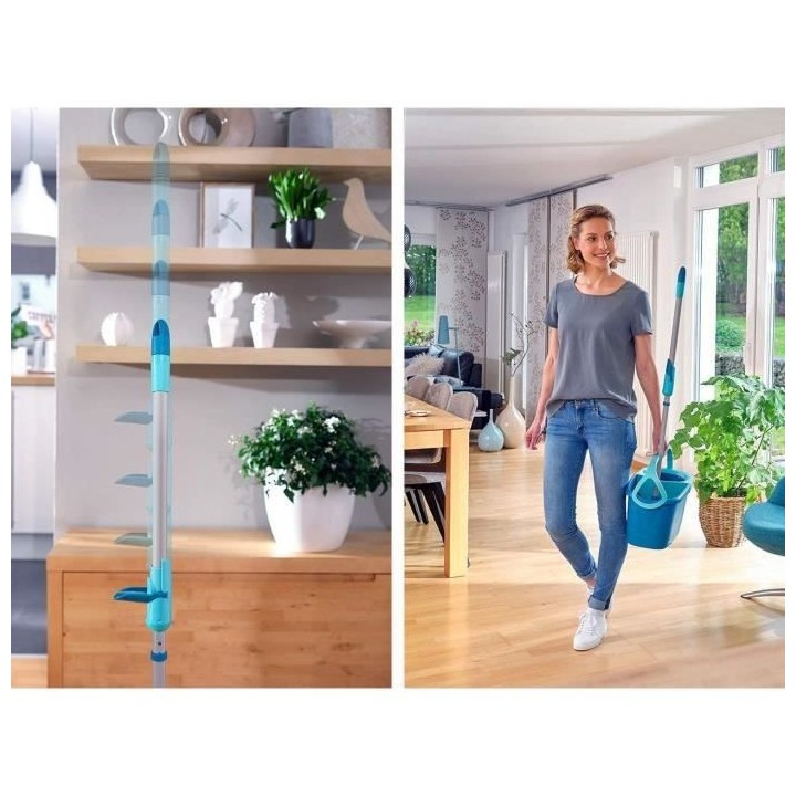 Kit de nettoyage sol Clean Twist Disc Mop Ergo 52101 Leifheit - Balai