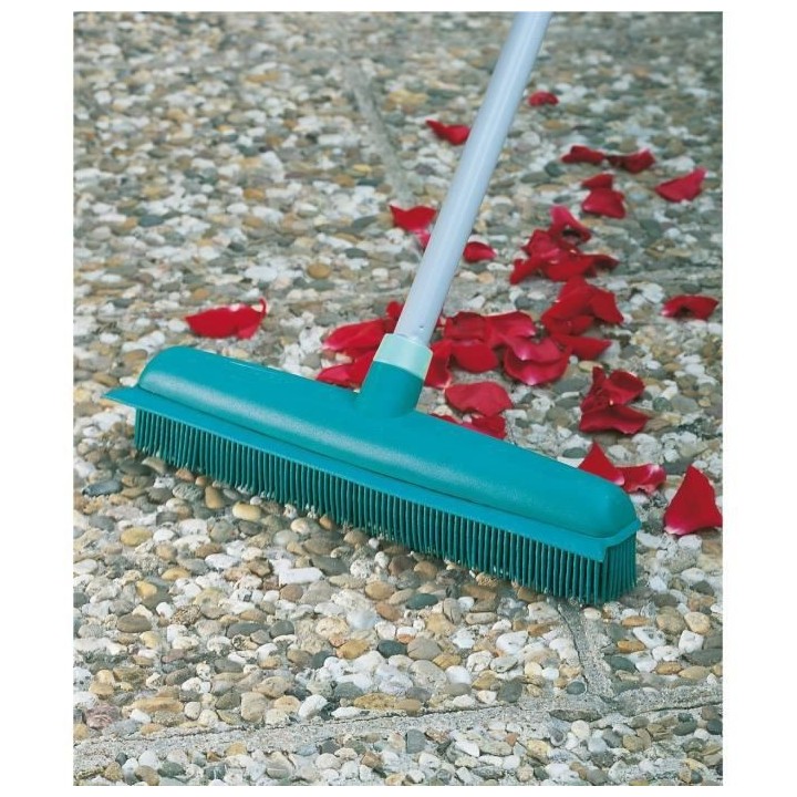 LEIFHEIT 56415 Balai Supra, balai brosse, poils en caoutchouc naturel,
