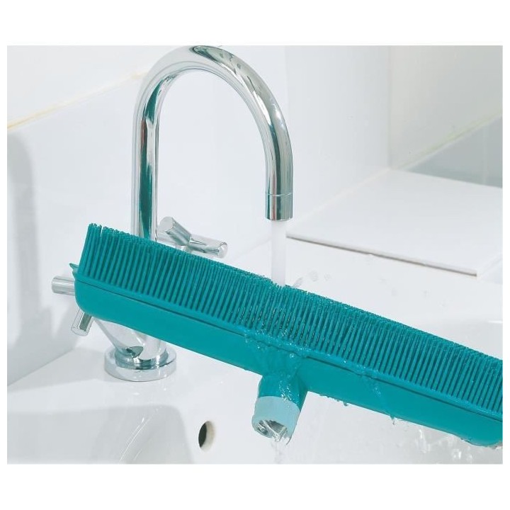 LEIFHEIT 56415 Balai Supra, balai brosse, poils en caoutchouc naturel,