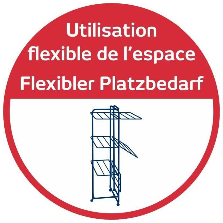 LEIFHEIT 81456 Tour de séchage Classic Tower 450, étendoir a linge 4