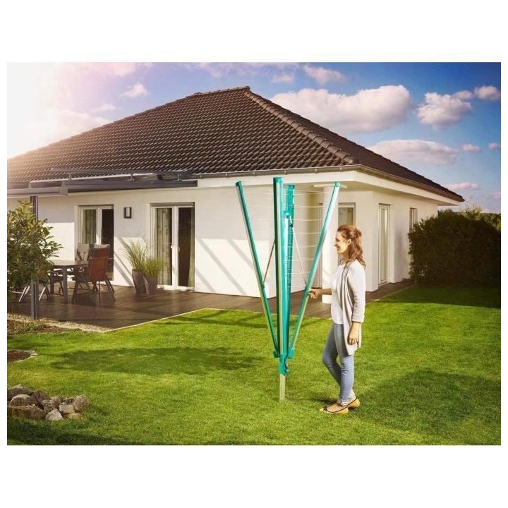 Séchoir parapluie Linomatic 500 Deluxe Cover 82007 Leifheit - Etendoi