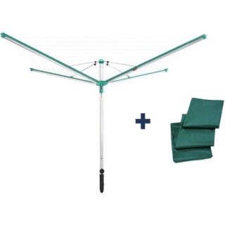 LEIFHEIT Séchoir parapluie Linomatic 600 Deluxe Cover 82008 Leifheit