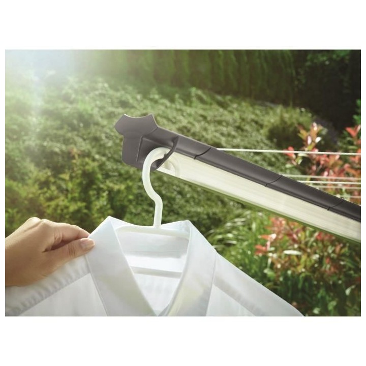 LEIFHEIT 85277 Séchoir parapluie Linomatic 600 Plus, étendoir jardin