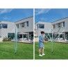 LEIFHEIT Séchoir parapluie Linomatic 500 Easy 85286 Leifheit étendoir jardin 50 metres syteme Easy-Lift rétractation automati