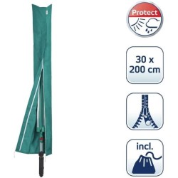 LEIFHEIT Housse séchoir parapluie 85666 Leifheit housse de protection a fermeture éclair pour séchoir a Linge 30 x 200 cm imp