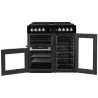 LEISURE CK90F320KG-Piano de cuisson table gaz-5 foyers-5,5kWh-triple cavité-2 fours+1 grill-60L+79L-A-Noir