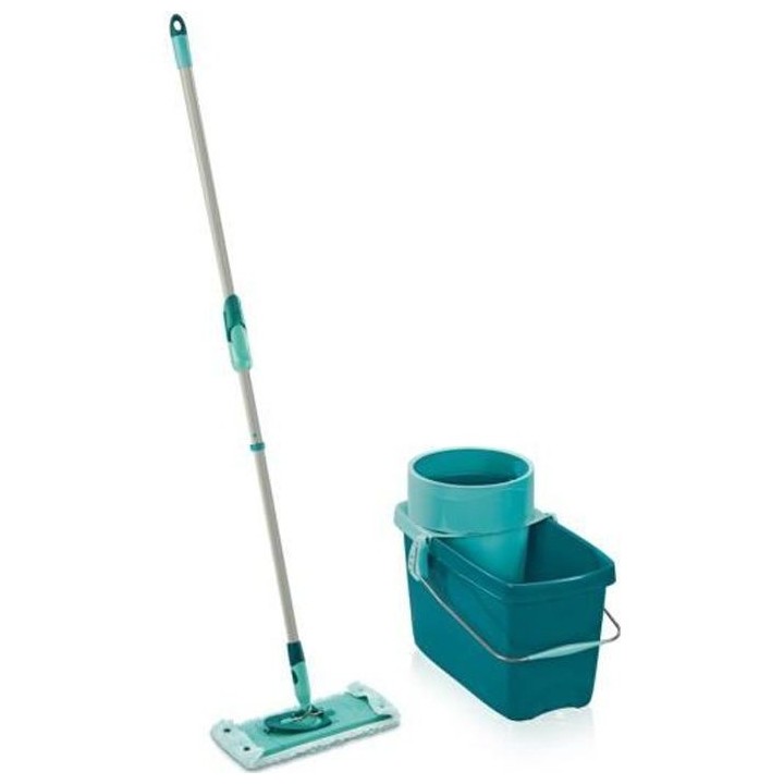LEIFHEIT 52014 Set Clean Twist System M, lave-sol avec molleton ultra