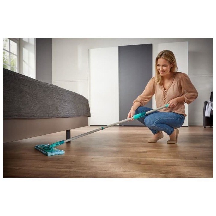 LEIFHEIT 52014 Set Clean Twist System M, lave-sol avec molleton ultra