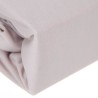 DOMIVA Lot 2 Aleses - Jersey 100% coton - Traité Sanitized - Perle - 70 x 140 cm