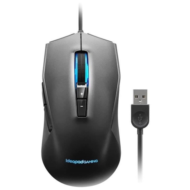 LENOVO Souris Gaming USB - Ideapad Gaming M100 RGB - 1600 DPI - Bouton