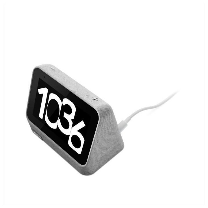Lenovo Smart Clock V2 Grey - RAM 1 Go + Flash 8 Go - 4 LCD