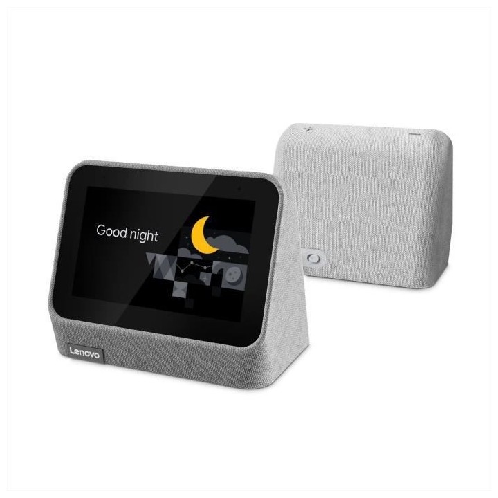 Lenovo Smart Clock V2 Grey - RAM 1 Go + Flash 8 Go - 4 LCD