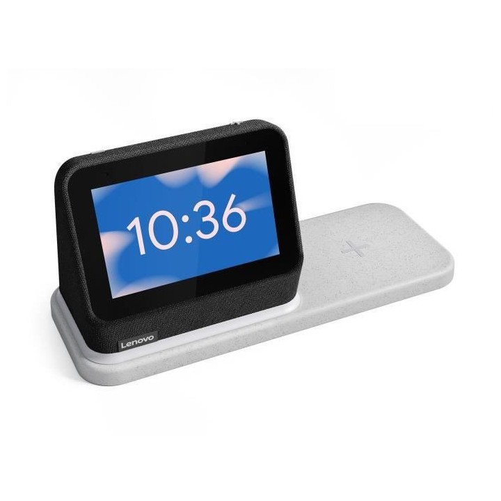 Lenovo Smart Clock Bundle Grey - RAM 1 Go + Flash 8 Go - 4 LCD