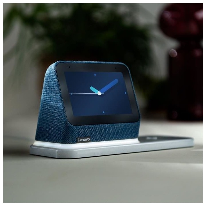 Lenovo Smart Clock Bundle Grey - RAM 1 Go + Flash 8 Go - 4 LCD