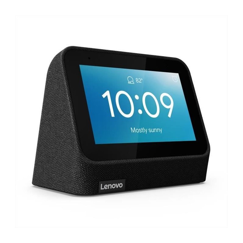 Lenovo Smart Clock V2 Black - RAM 1 Go + Flash 8 Go - 4 LCD