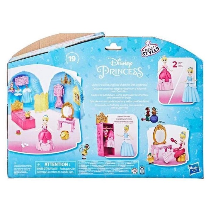 DISNEY PRINCESSES - Secret Styles - Cendrillon et ses surprises - coff