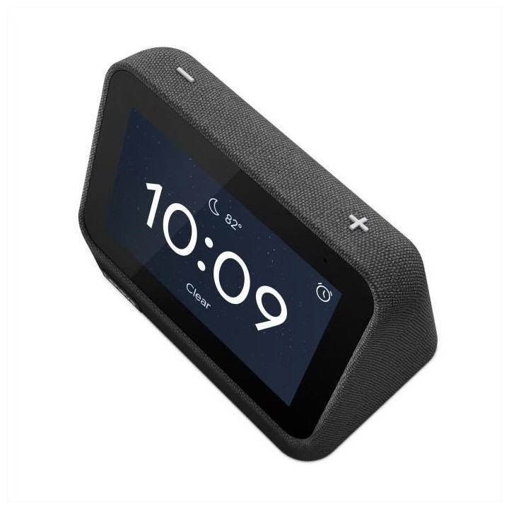 Lenovo Smart Clock V2 Black - RAM 1 Go + Flash 8 Go - 4 LCD