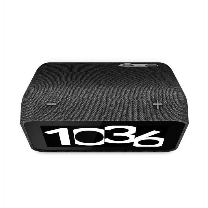 Lenovo Smart Clock V2 Black - RAM 1 Go + Flash 8 Go - 4 LCD