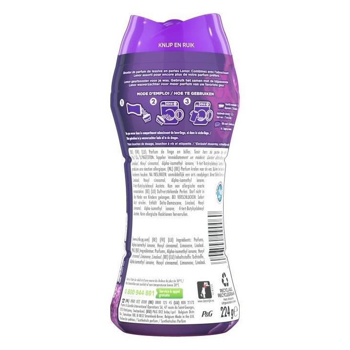 Lenor Parfum de Linge en Perles Bouquet d'Améthyste et de Fleurs 16 d