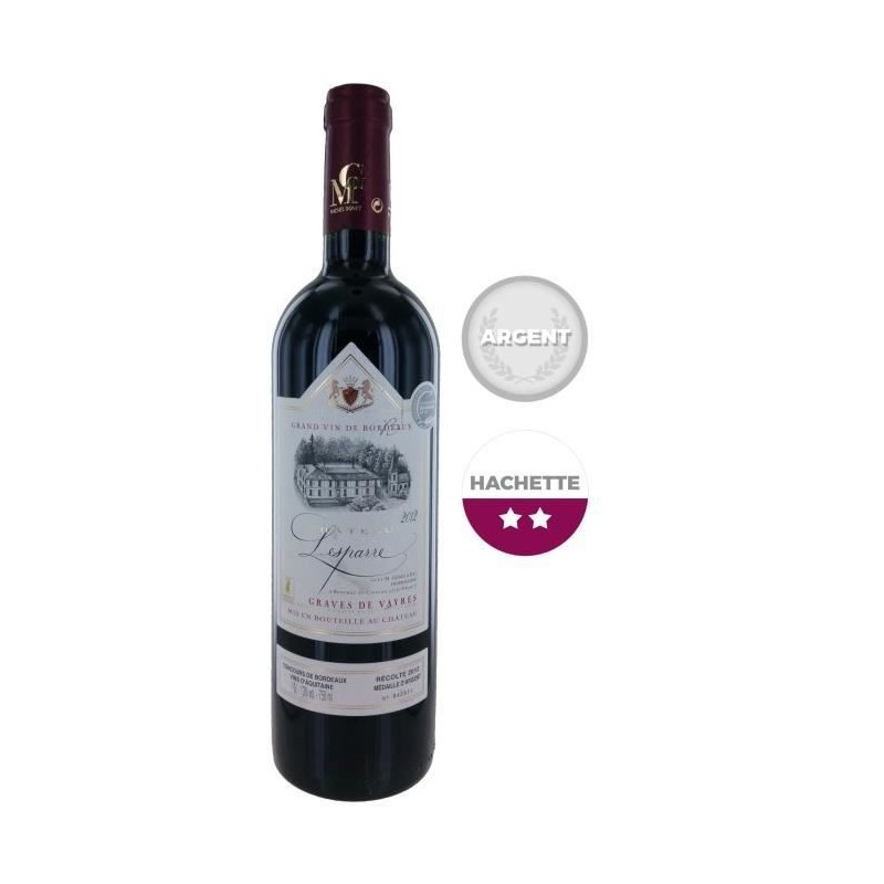 Château Lesparre 2012 Graves de Vayres Grand Vin de Bordeaux Rouge