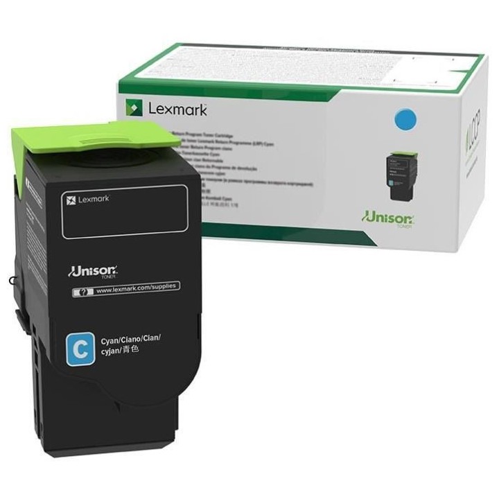 Lexmark C242XC0 Cartouche de toner cyan extra longue durée, programme