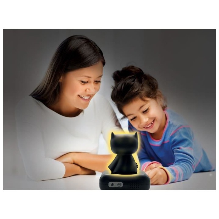 BATMAN - Réveil digital avec veilleuse lumineuse en 3D et effets sono