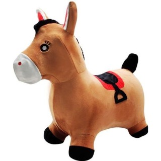 Porteur Poney Sauteur Gonflable Peluche - LEXIBOOK