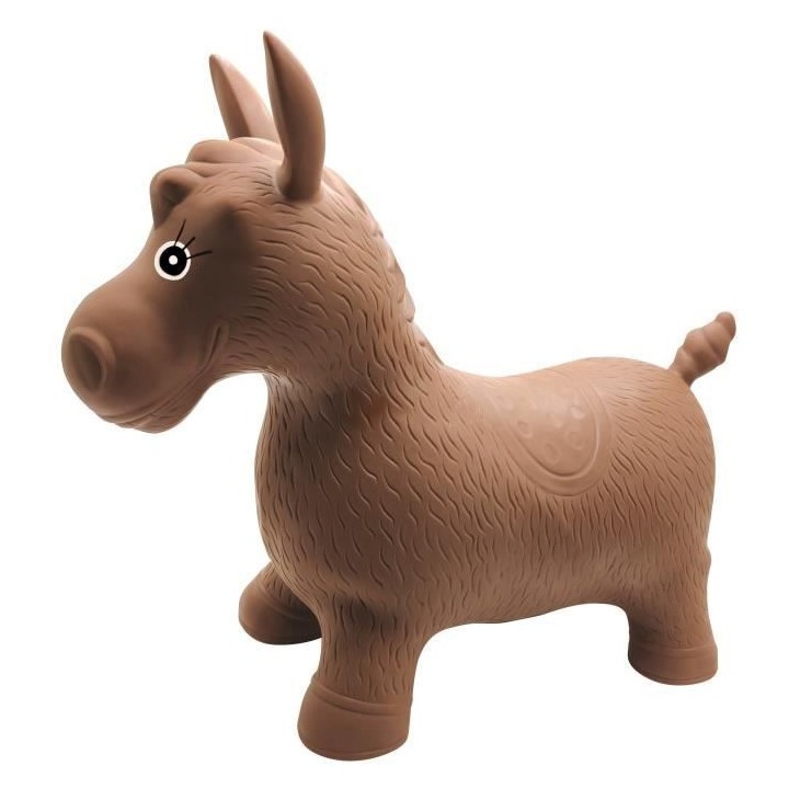 Porteur Poney Sauteur Gonflable Peluche - LEXIBOOK