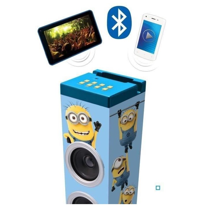 LES MINIONS Tour de son enfant Bluetooth 1 metre LEXIBOOK