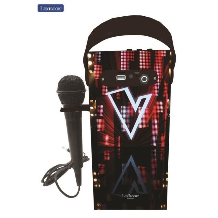 THE VOICE - Enceinte Tendance Bluetooth - Portable avec micro et effet