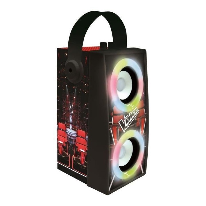 THE VOICE - Enceinte Tendance Bluetooth - Portable avec micro et effet
