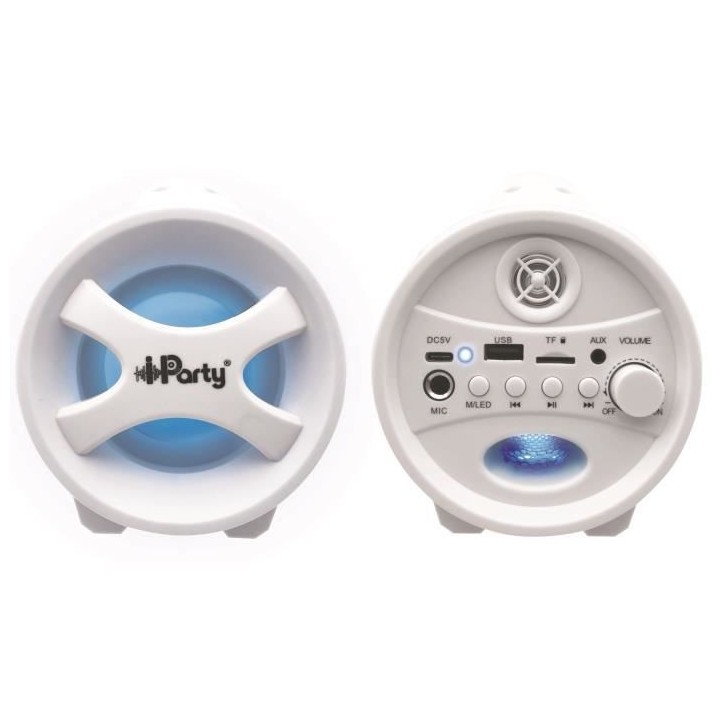 FLASHBOOM Enceinte Bluetooth portable entierement lumineuse avec micro