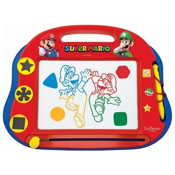 SUPER MARIO Ardoise magique format A5 avec accessoires magnétiques po