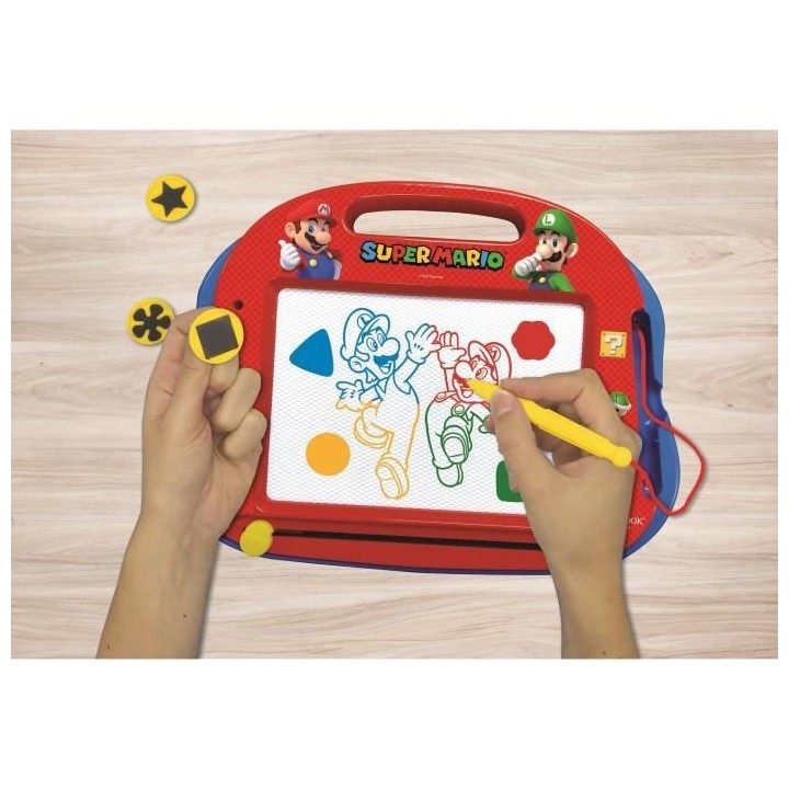 SUPER MARIO Ardoise magique format A5 avec accessoires magnétiques po