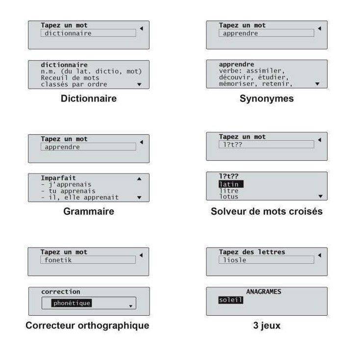 Dictionnaire Le Larousse de Poche électronique LEXIBOOK