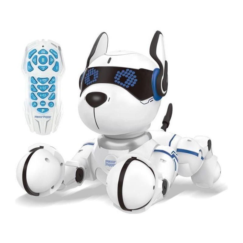 POWER PUPPY - Mon chien robot savant programmable et tactile avec télécommande - LEXIBOOK