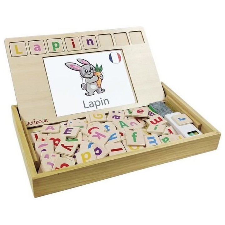 LEXIBOOK - Bio Toys - L'Ecole des mots bilingue Français / Anglais