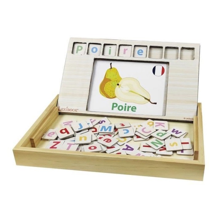 LEXIBOOK - Bio Toys - L'Ecole des mots bilingue Français / Anglais