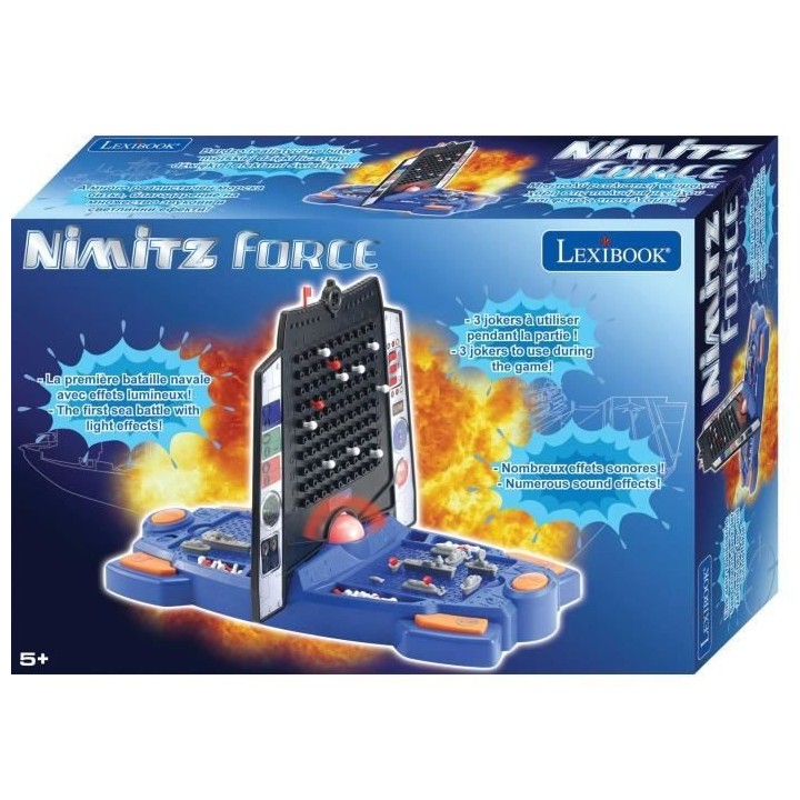 LEXIBOOK Nimitz Force Bataille Navale avec effets lumineux et sonores