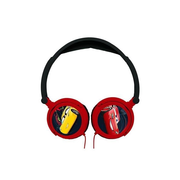 CARS Casque stéréo enfant LEXIBOOK - pliable et ajustable