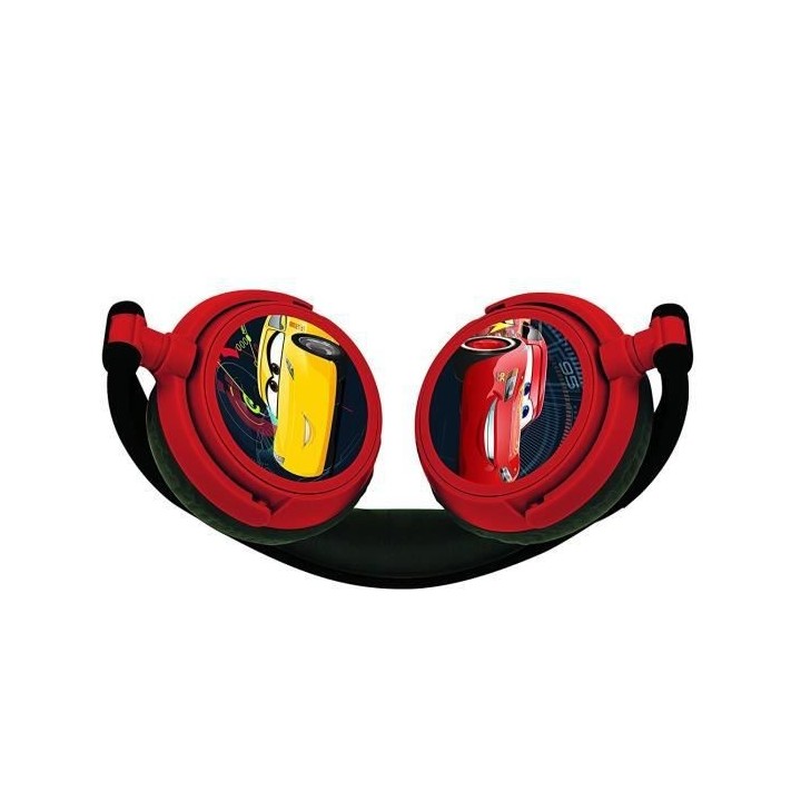 CARS Casque stéréo enfant LEXIBOOK - pliable et ajustable