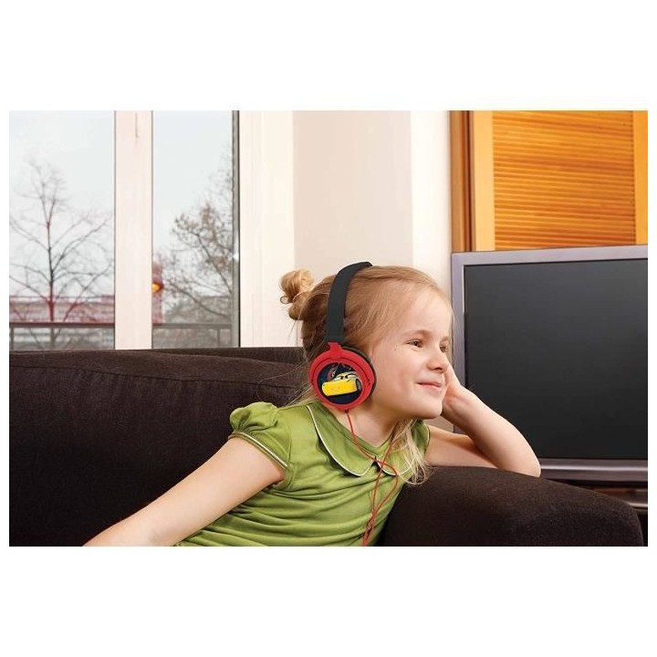 CARS Casque stéréo enfant LEXIBOOK - pliable et ajustable