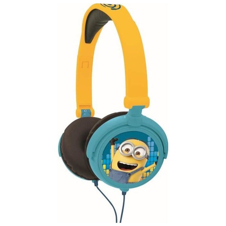 LES MINIONS Casque stéréo enfant LEXIBOOK - pliable et ajustable