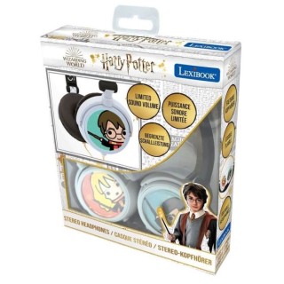 HARRY POTTER - Casque stéréo filaire - Pliable pour enfants avec lim