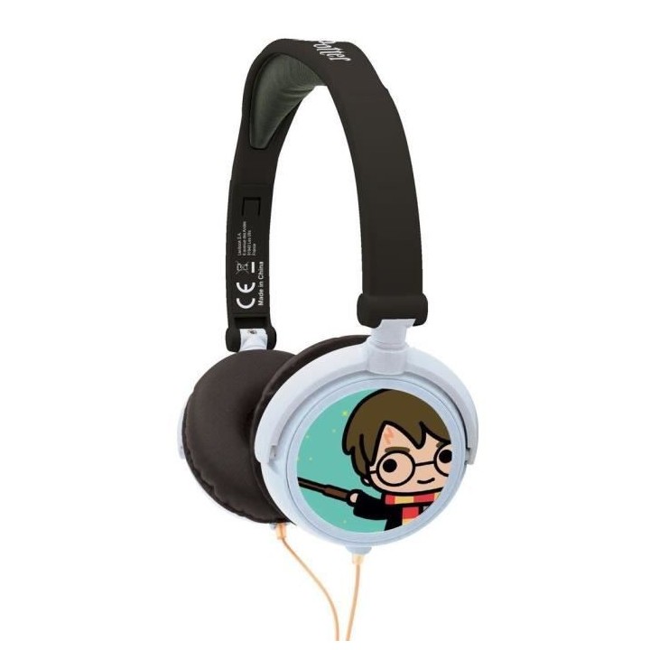 HARRY POTTER - Casque stéréo filaire - Pliable pour enfants avec lim