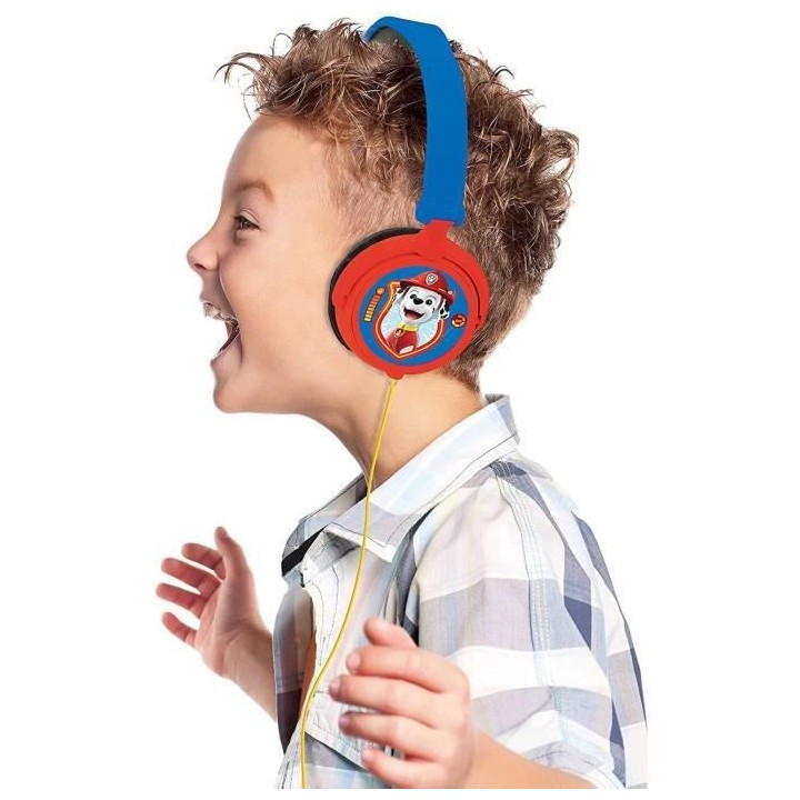 PAT' PATROUILLE Casque Casque stéréo filaire pliable pour enfants av