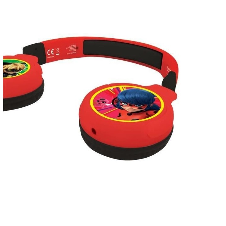 MIRACULOUS - Casque 2 en 1 Bluetooth - Filaire confortable et pliable