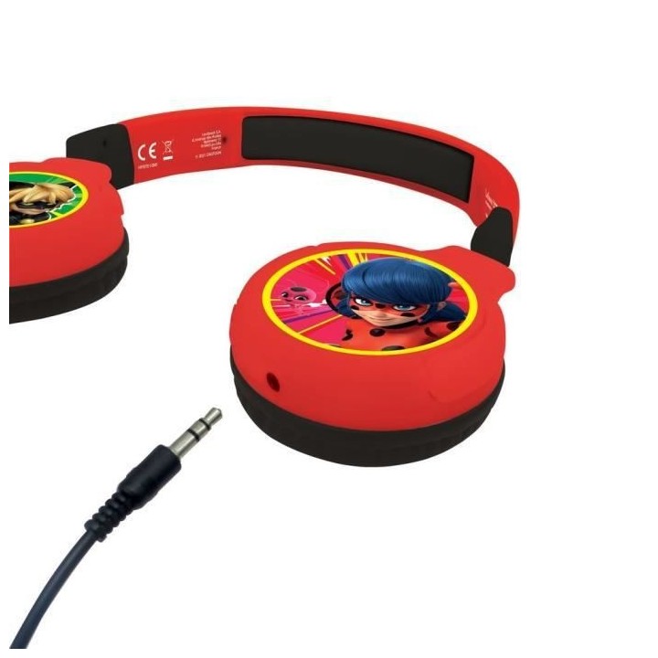 MIRACULOUS - Casque 2 en 1 Bluetooth - Filaire confortable et pliable