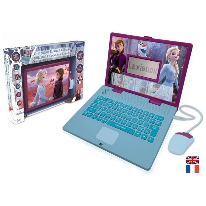 LA REINE DES NEIGES - Ordinateur Educatif Bilingue (FR/EN) Enfant - LE